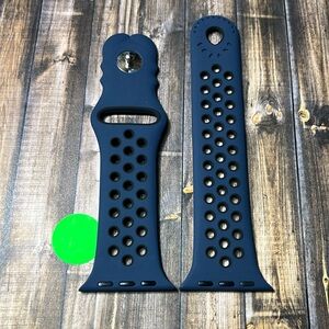 5for$10 Navy With Black Dots 38mm/40mm/41mm Apple Watch Bands Breathable Watch